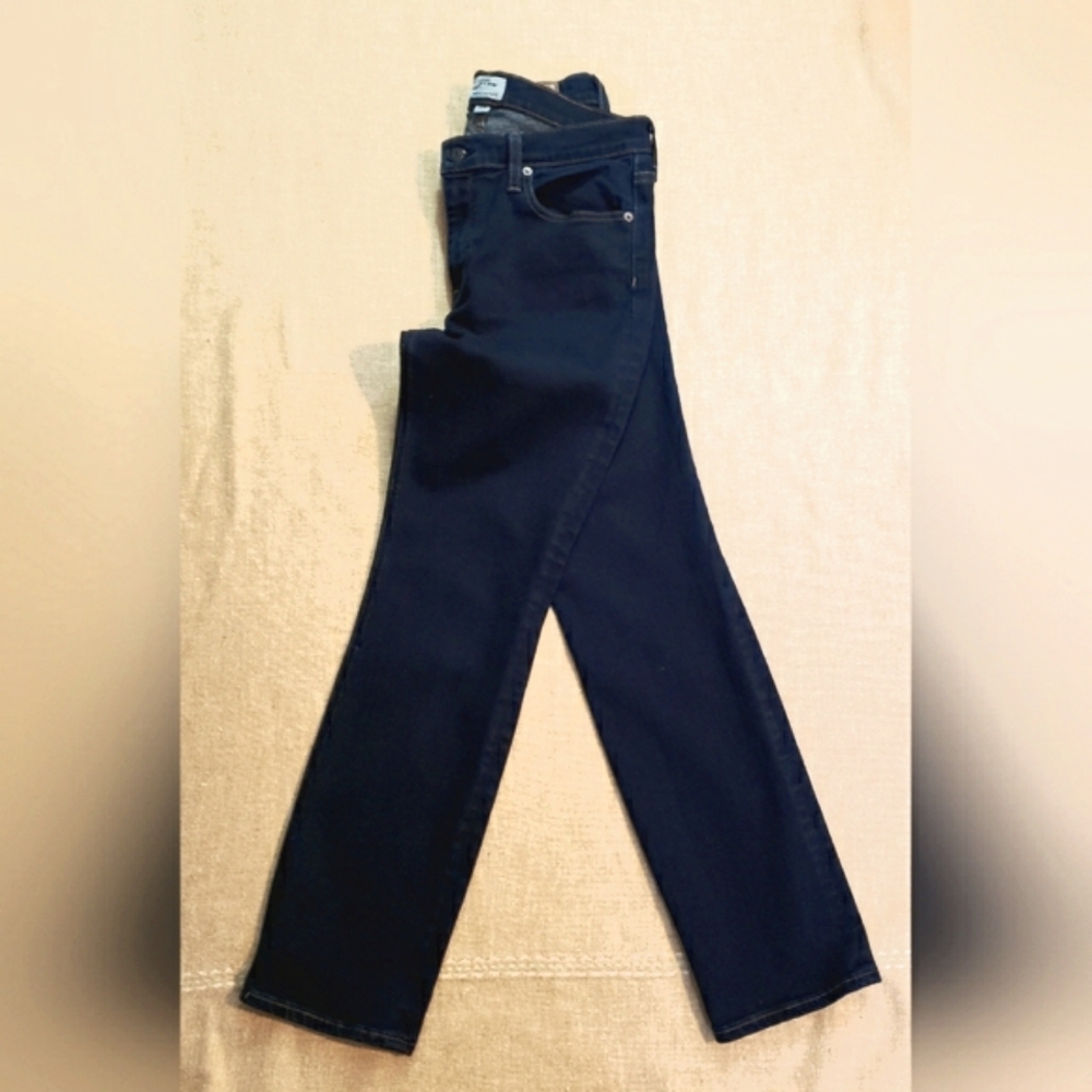 J. Crew Women’s Matchstick Dark-Wash Denim Straight Jeans 27P